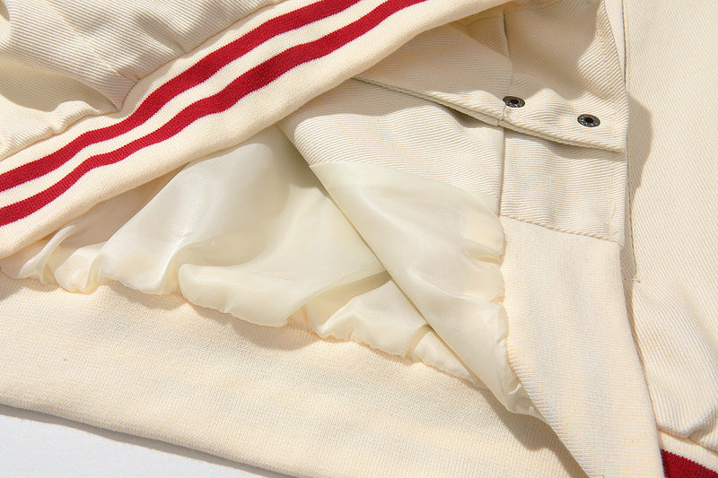 M AND M | OVERSIZED VARSITY JACKET