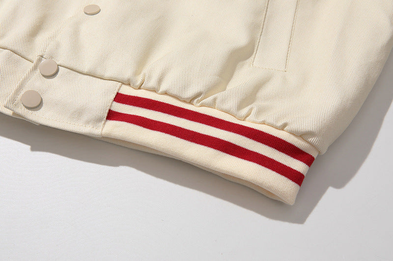 M AND M | OVERSIZED VARSITY JACKET