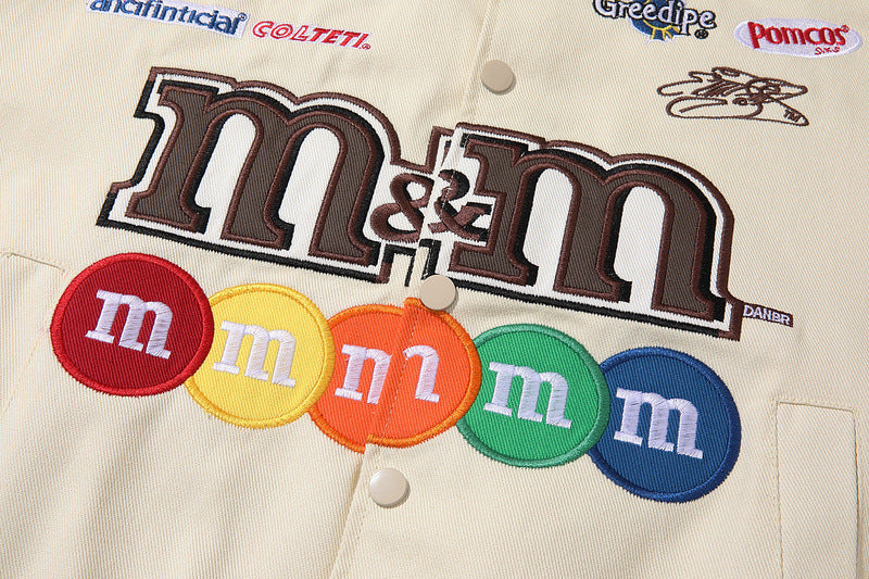 M AND M | OVERSIZED VARSITY JACKET