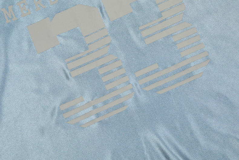 SHINY JERSEY | OVERSIZED SPORTS T SHIRT