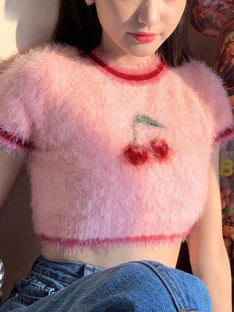 CHERRY BLOOM CROP TOP