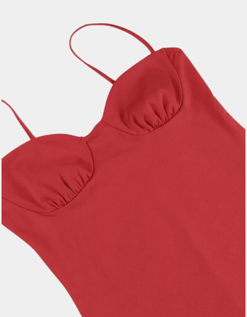 Y2K SWEETHEART NECKLINE MINI DRESS