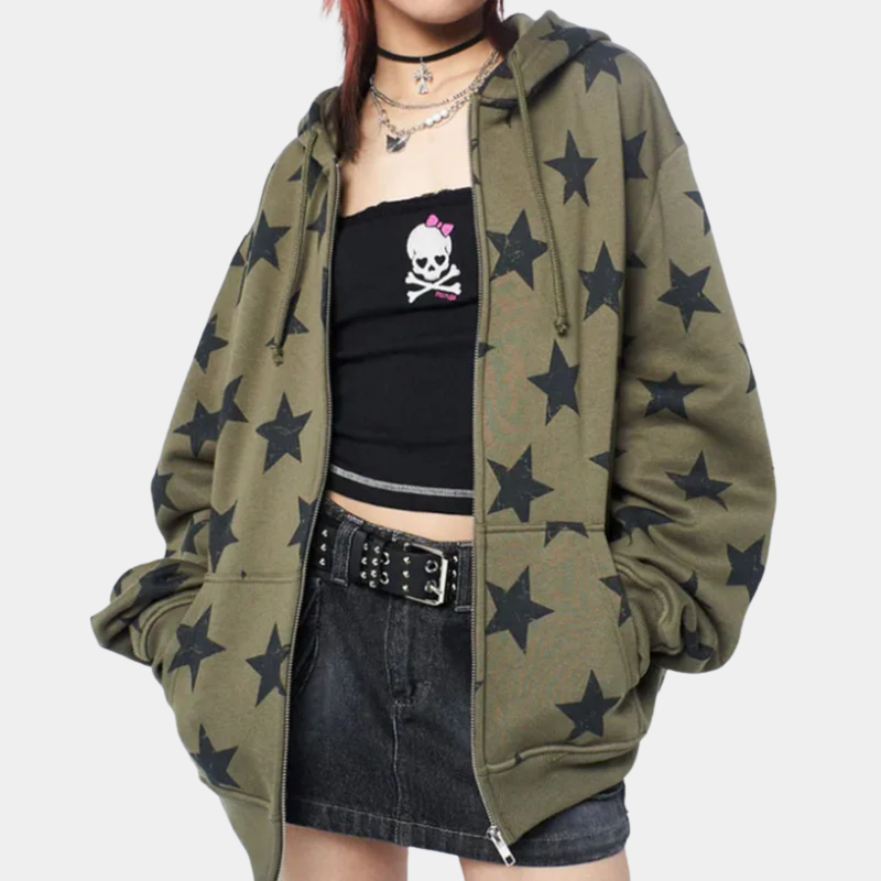 Y2K SUPERNOVA STAR HOODIE