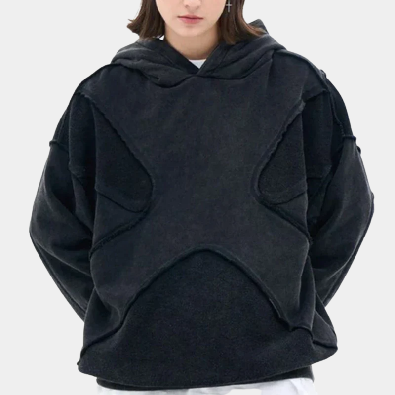 Y2K PATCHSTATE HIP-HOP HOODIE