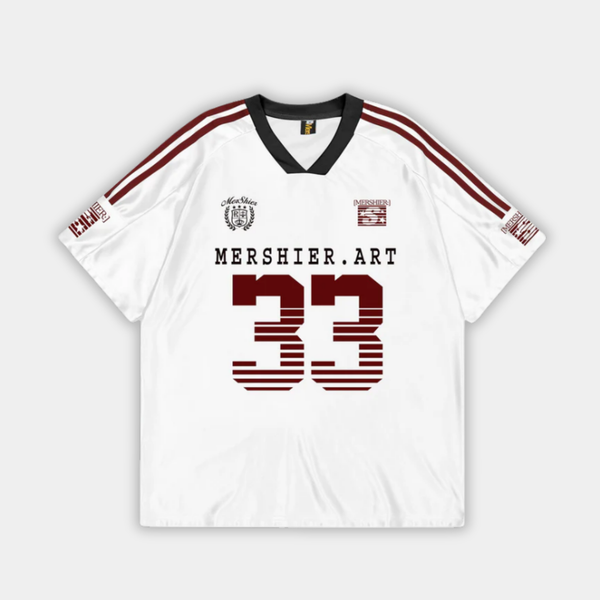 SHINY JERSEY | OVERSIZED SPORTS T SHIRT