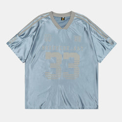 SHINY JERSEY | OVERSIZED SPORTS T SHIRT