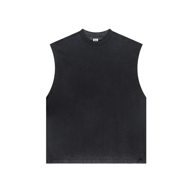 MINIMAL | VINTAGE RAW-EDGE MUSCLE TANK