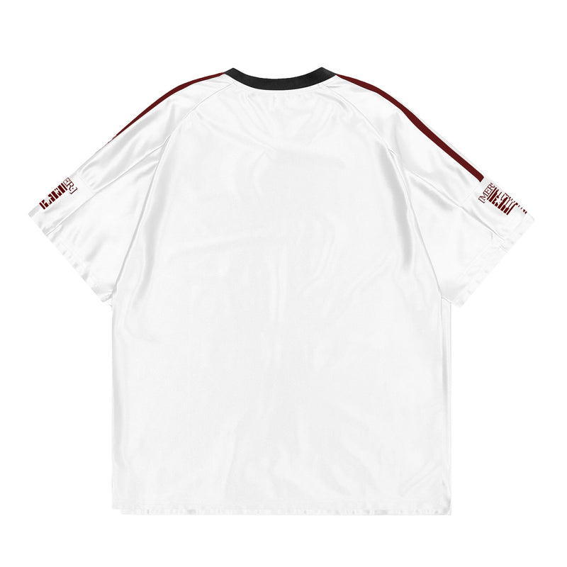 SHINY JERSEY | OVERSIZED SPORTS T SHIRT