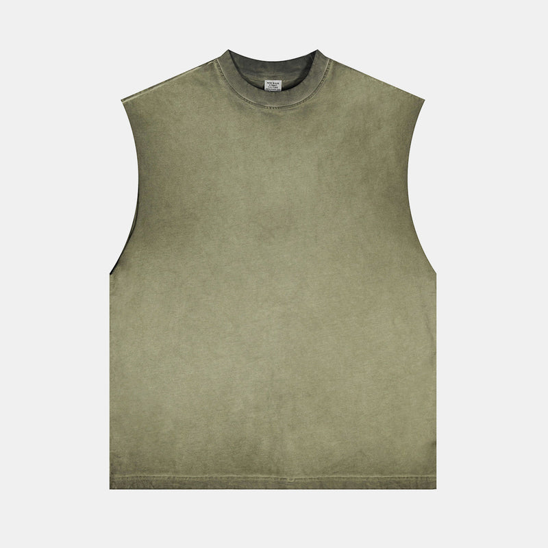 MINIMAL | VINTAGE RAW-EDGE MUSCLE TANK