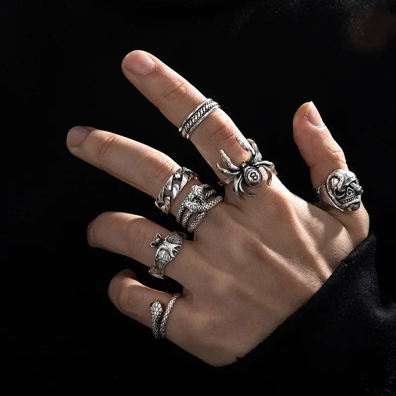 SLATE STACK RING SET