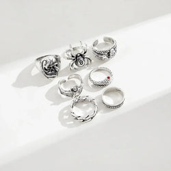 SLATE STACK RING SET