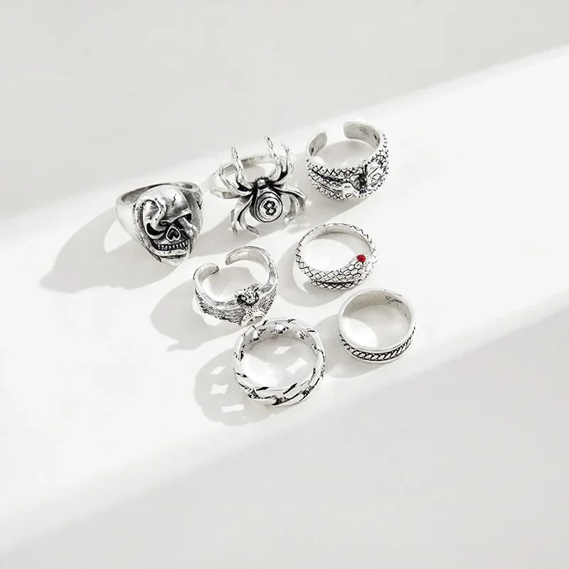 SLATE STACK RING SET