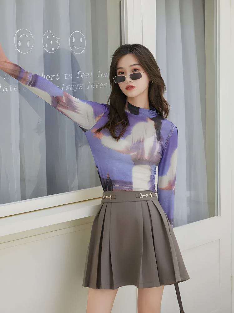 Y2K VINTAGE 80'S MESH TOP